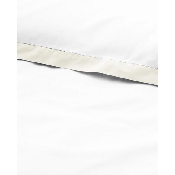 Ralph Lauren RL Organic Sateen Border Full/Queen Duvet Cover $400 Parchment NWT - Picture 3 of 10